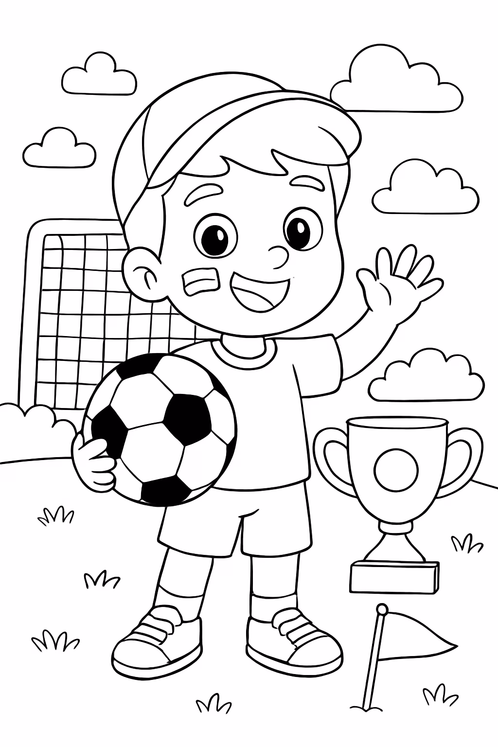 Copa dp mundo na colonia de ferias ari de sa para colorir — desenho para imprimir