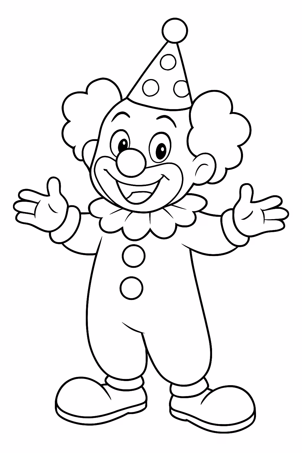 Coringa mal para colorir — desenho para imprimir