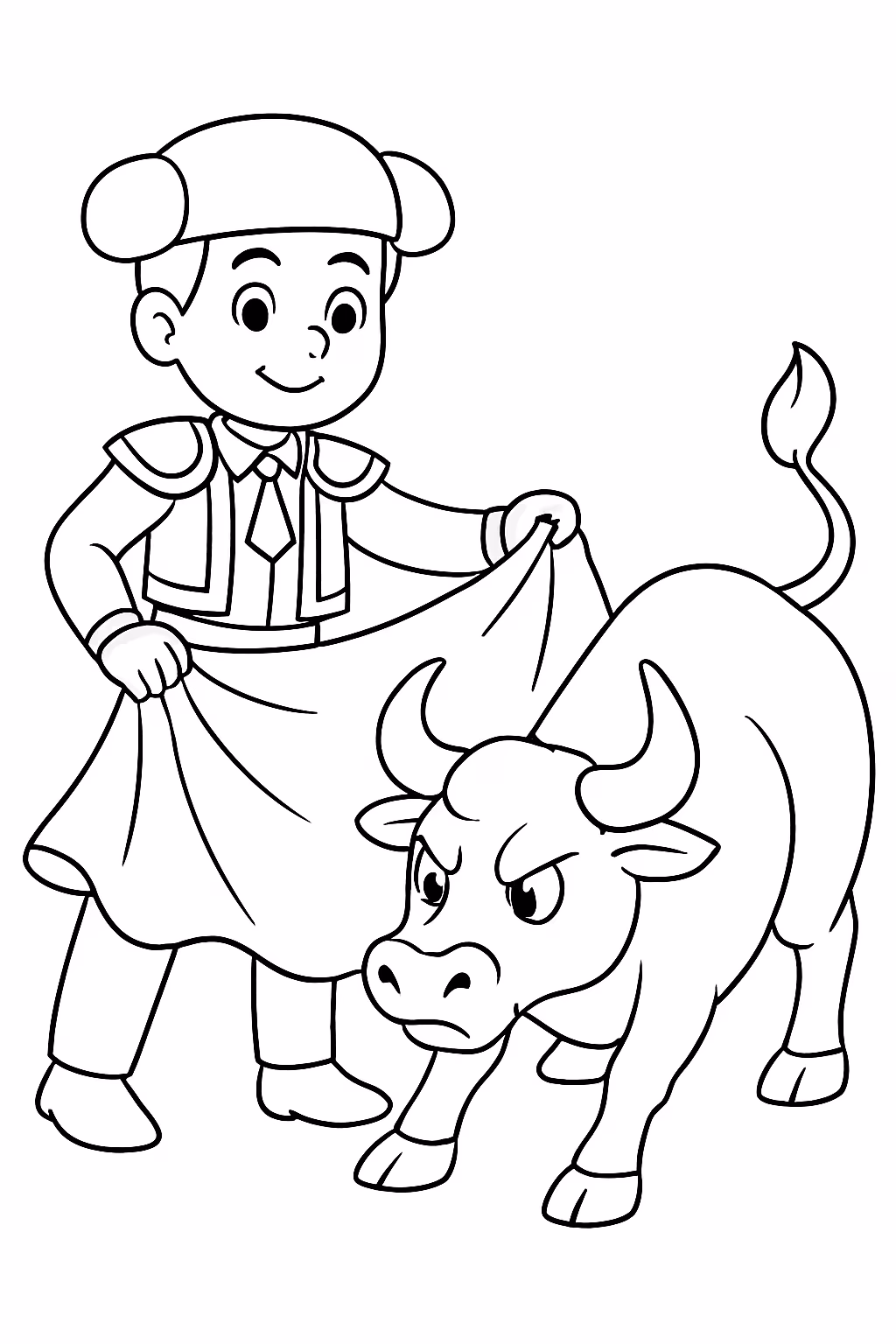 Corrida para colorir — desenho para imprimir