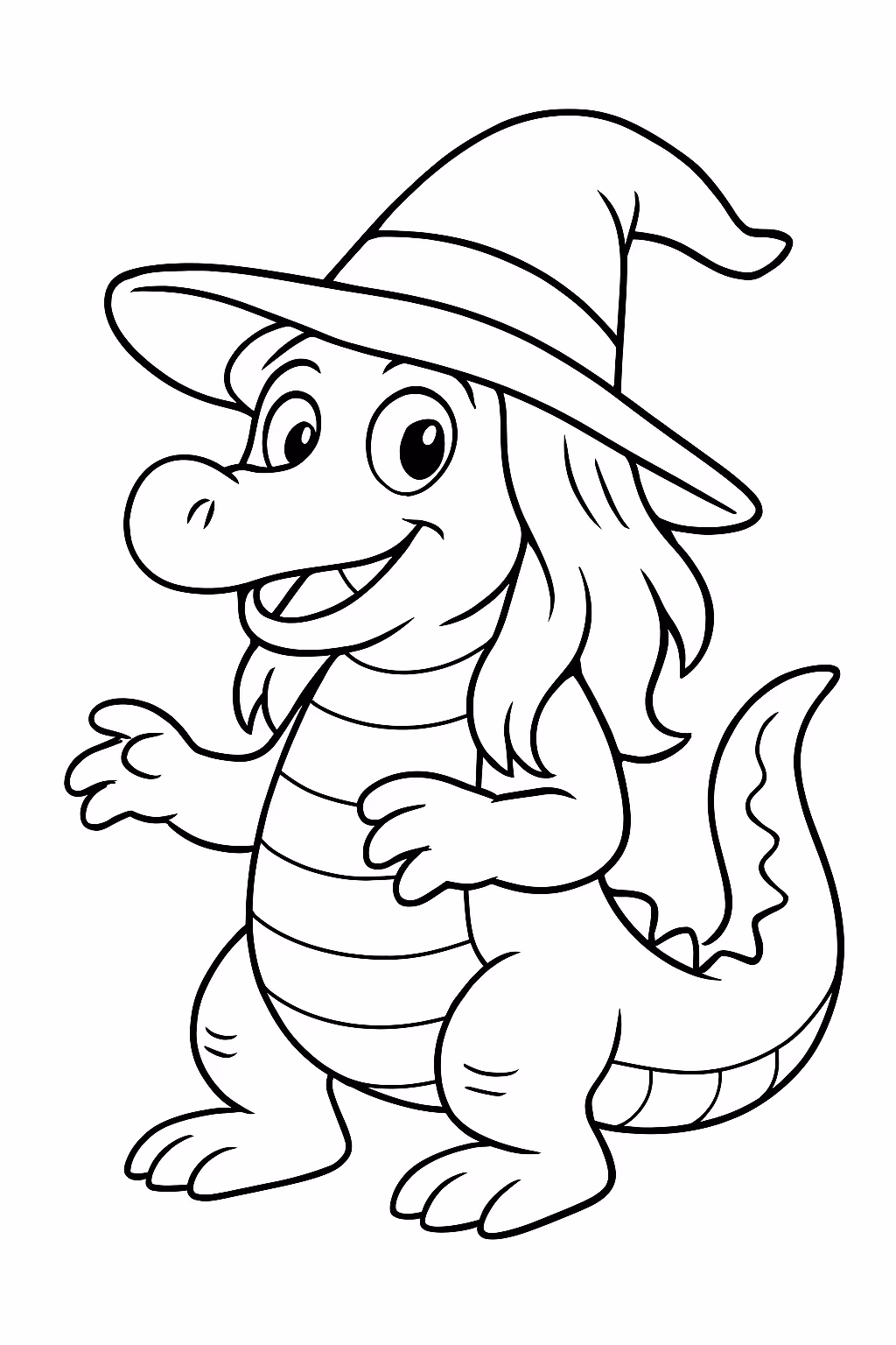 Cuca para colorir — desenho para imprimir