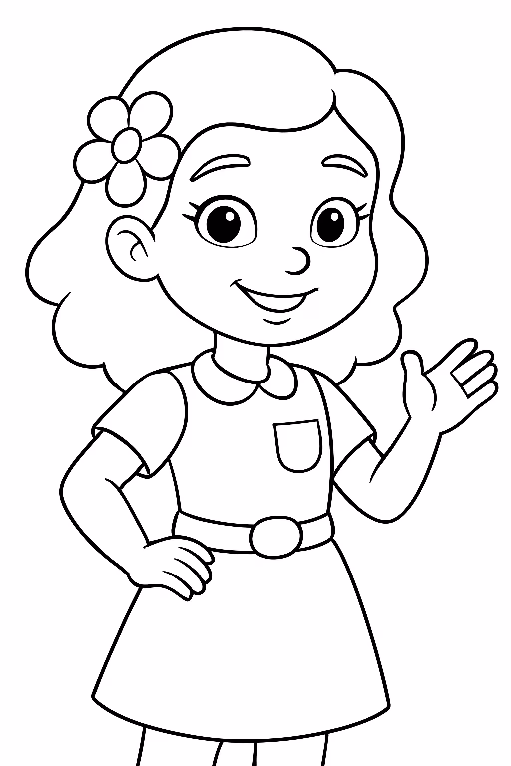 Dafeny escossio freire de melo para colorir — desenho para imprimir