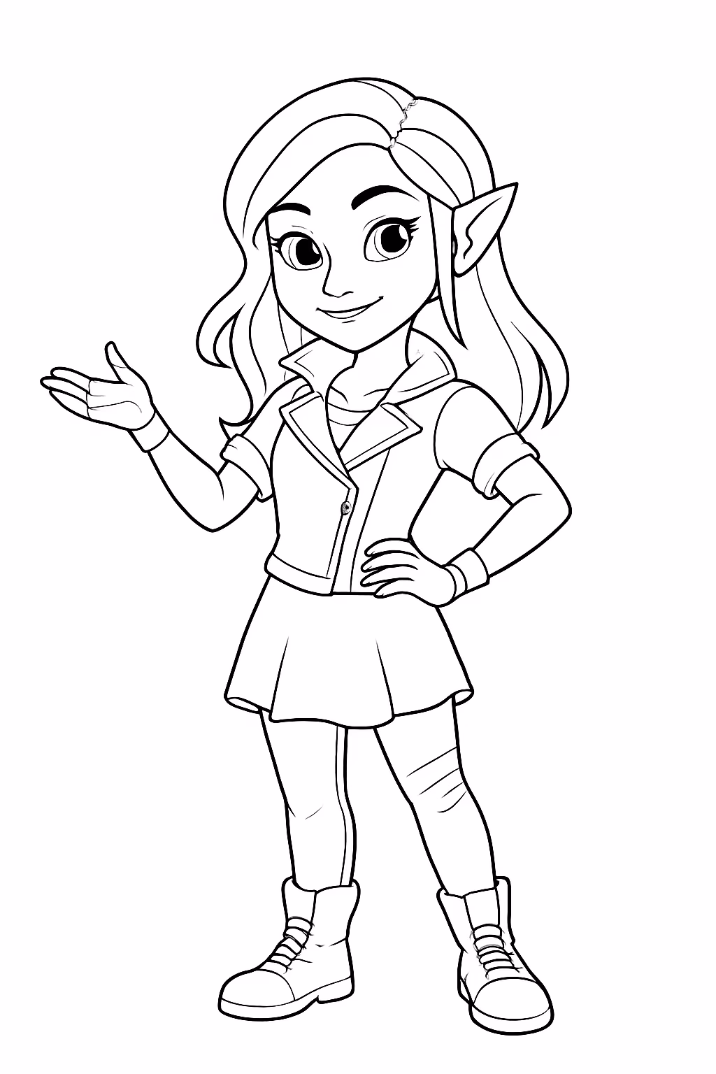 Decendentes disney para colorir — desenho para imprimir
