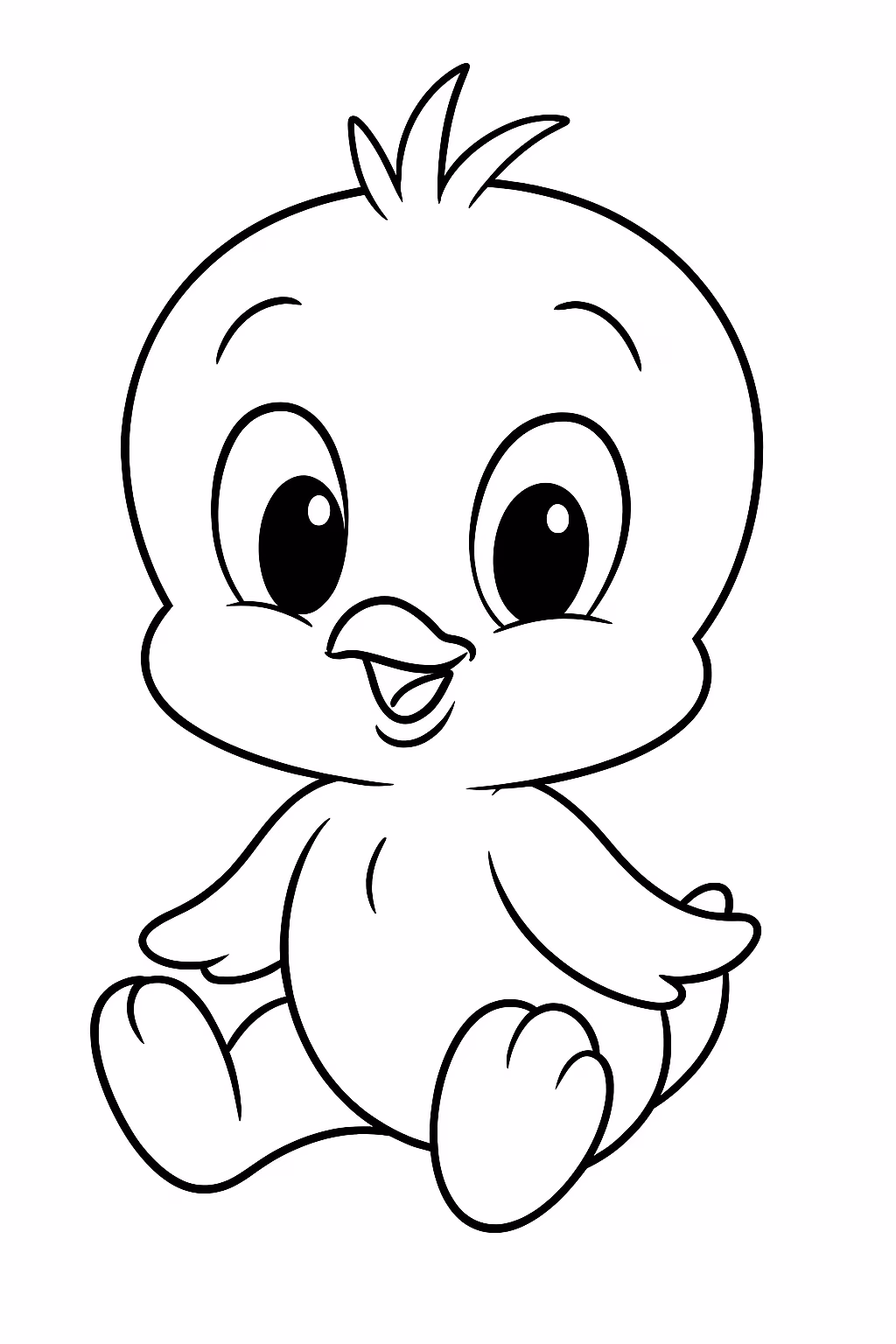 Do loony tunes baby para colorir — desenho para imprimir