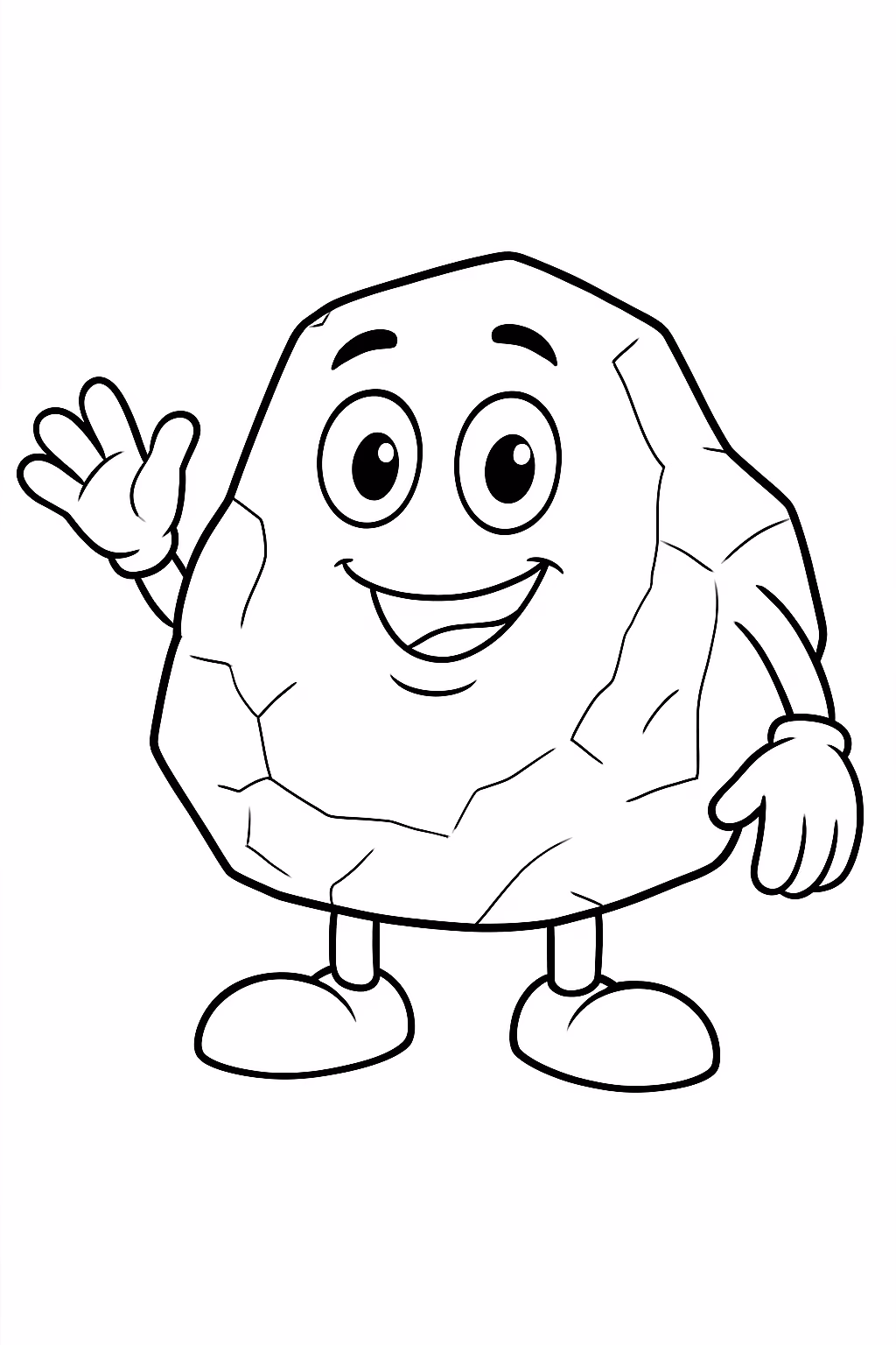 Do the rock para colorir — desenho para imprimir