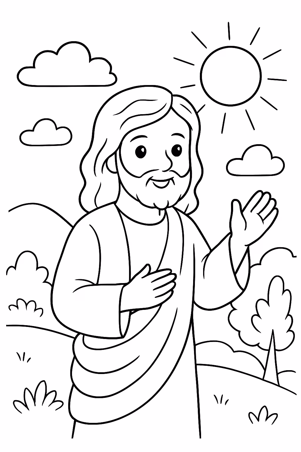 Biblicos para colorir — desenho para imprimir