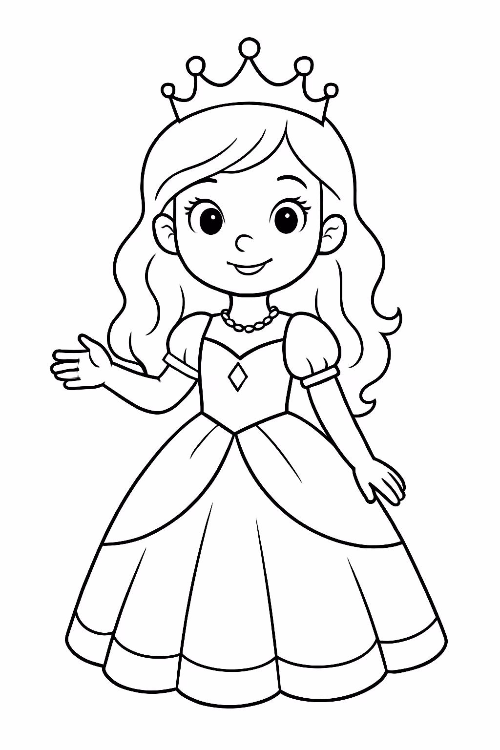 Com o nome anna princessa para colorir — desenho para imprimir
