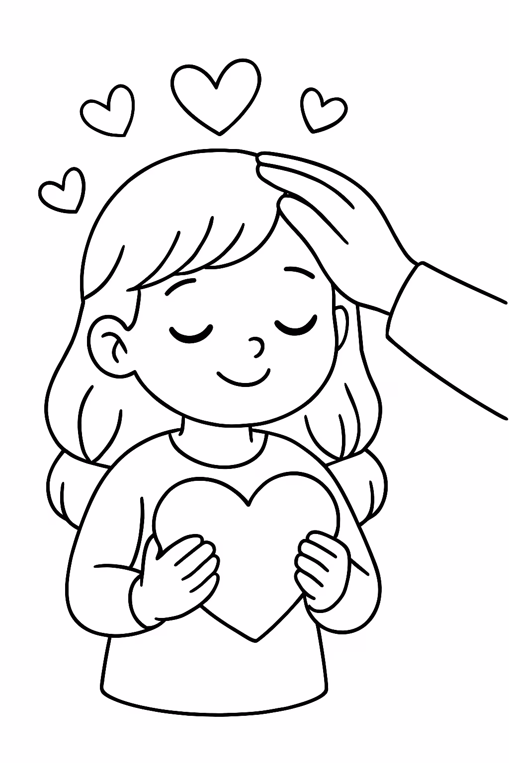 Terapeuticos amor e atencao para colorir — desenho para imprimir