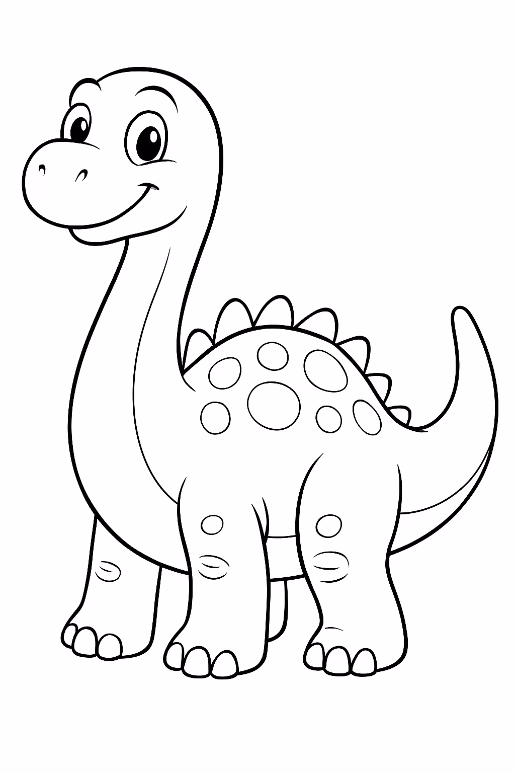 Dinosaurto para colorir — desenho para imprimir