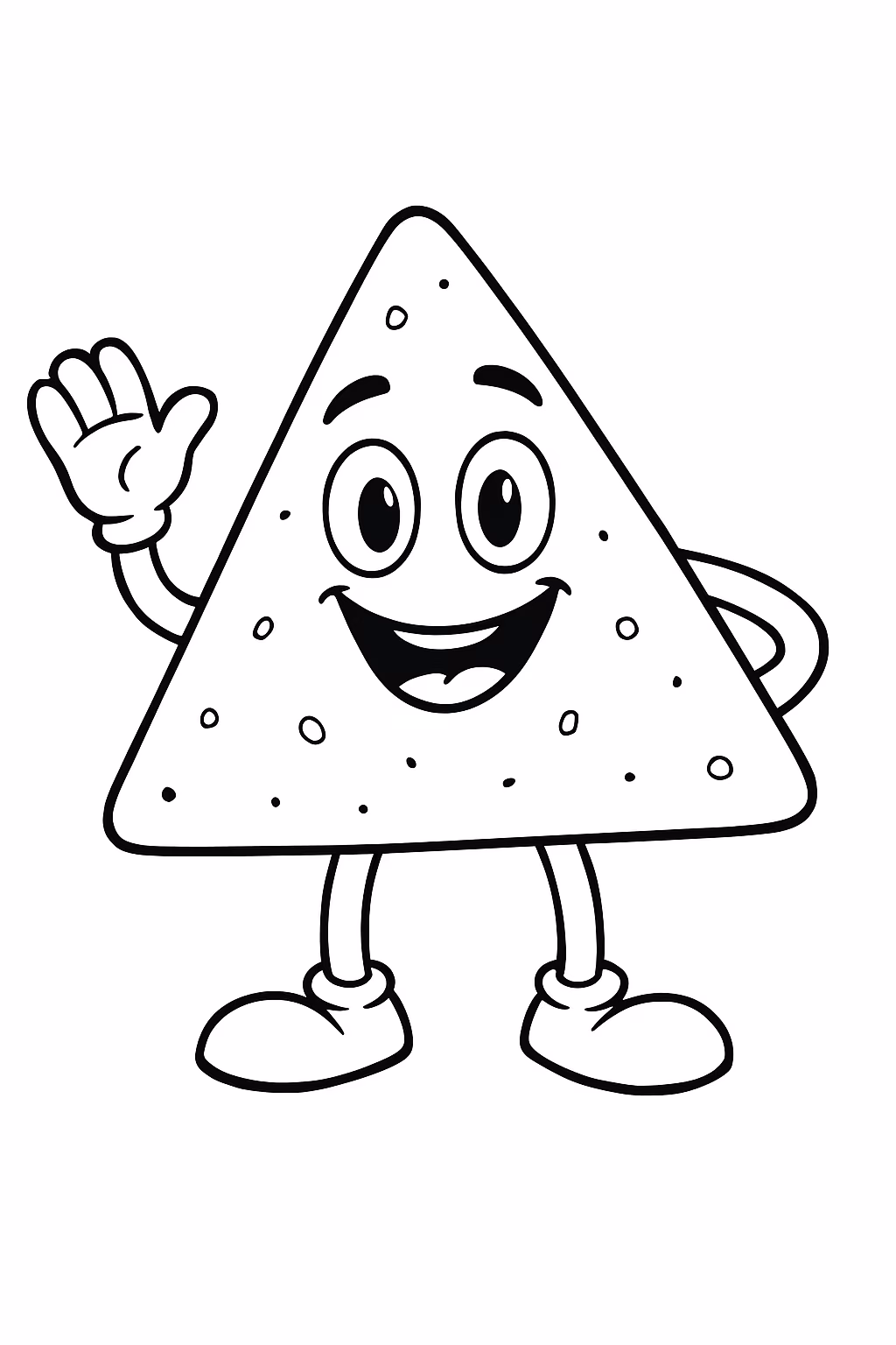 Doritos para colorir — desenho para imprimir