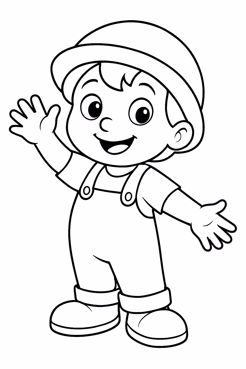 Duda para colorir — desenho para imprimir