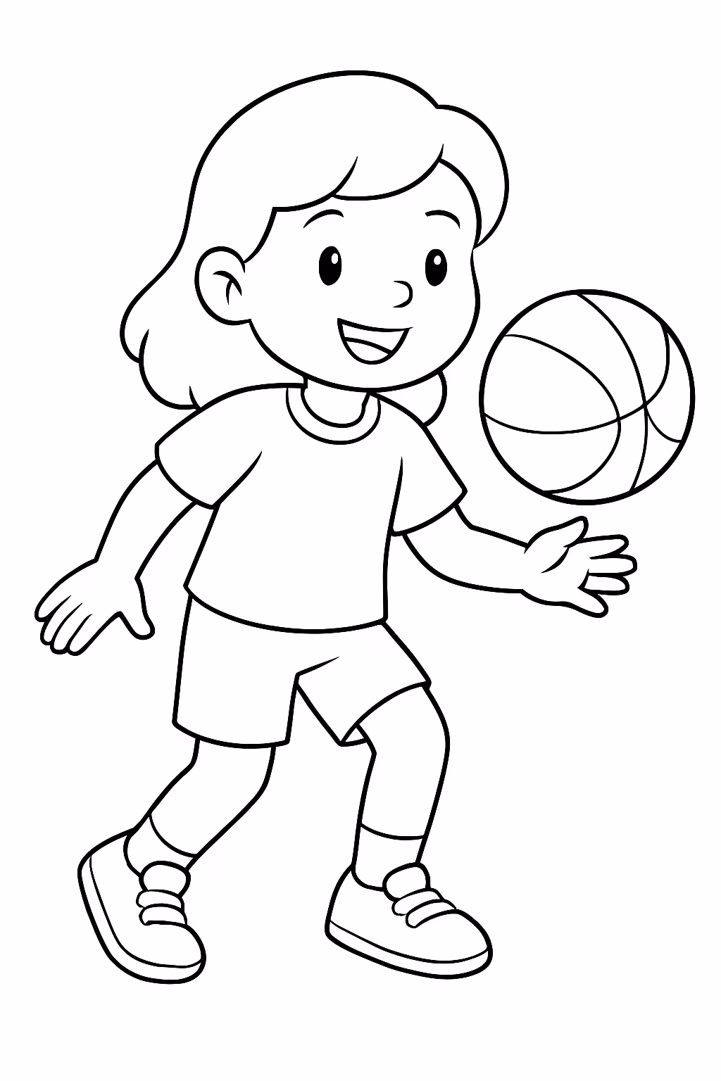 Educacao fisica para colorir — desenho para imprimir