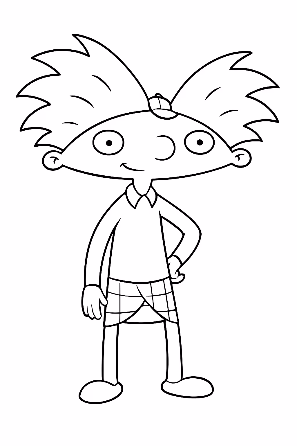 Ei arnold para colorir — desenho para imprimir