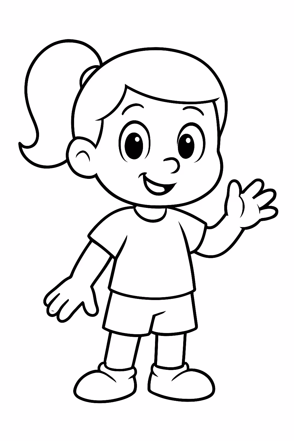 Em branco para colorir — desenho para imprimir