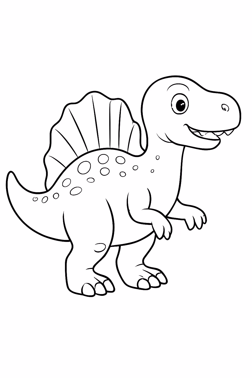 Epinossauro para colorir — desenho para imprimir