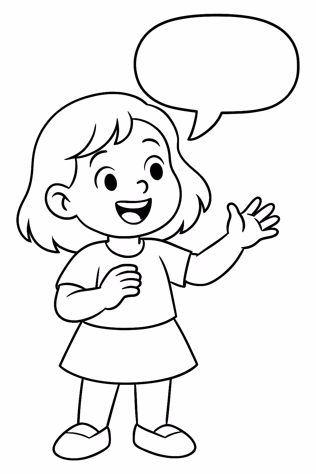 Eu quero ver ela ai que foi eu falando sozinha para colorir — desenho para imprimir