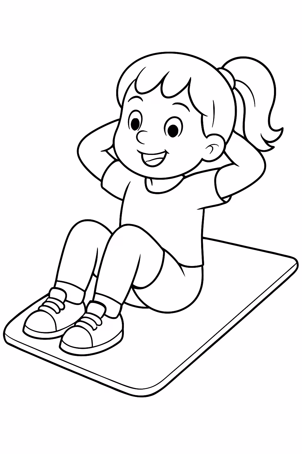 Exercicio para colorir — desenho para imprimir