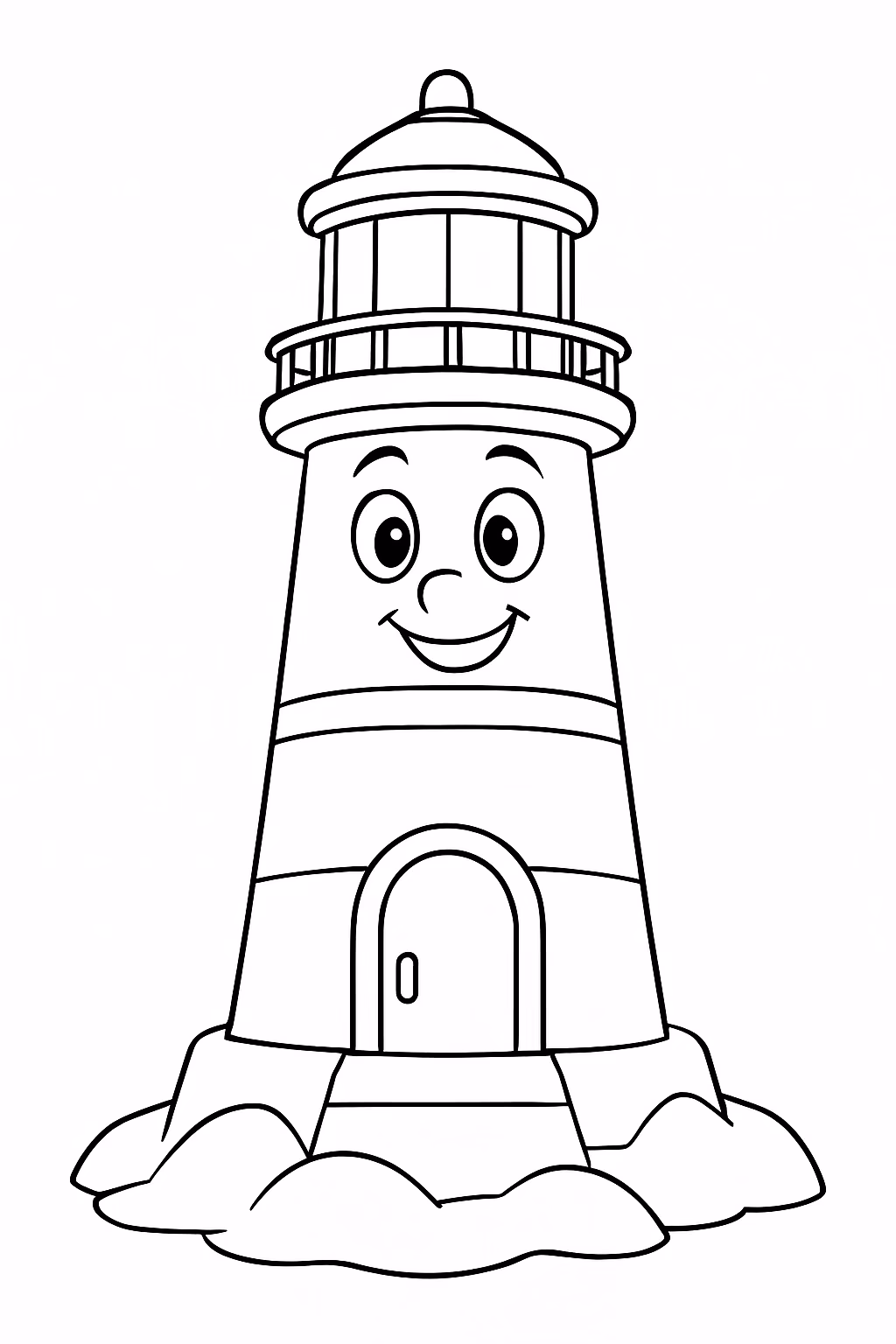 Farol da patrulha canina para colorir — desenho para imprimir