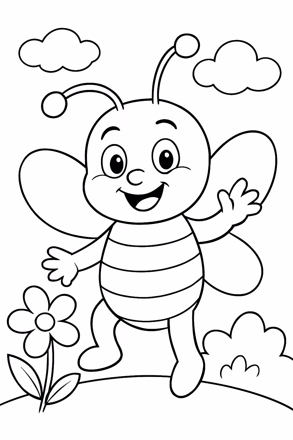 Fazer o nomw ze colmeia kids divertido para colorir — desenho para imprimir