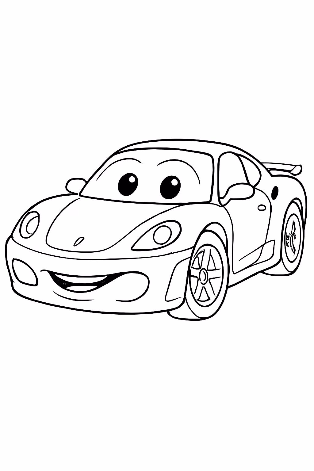 Ferrari para colorir — desenho para imprimir