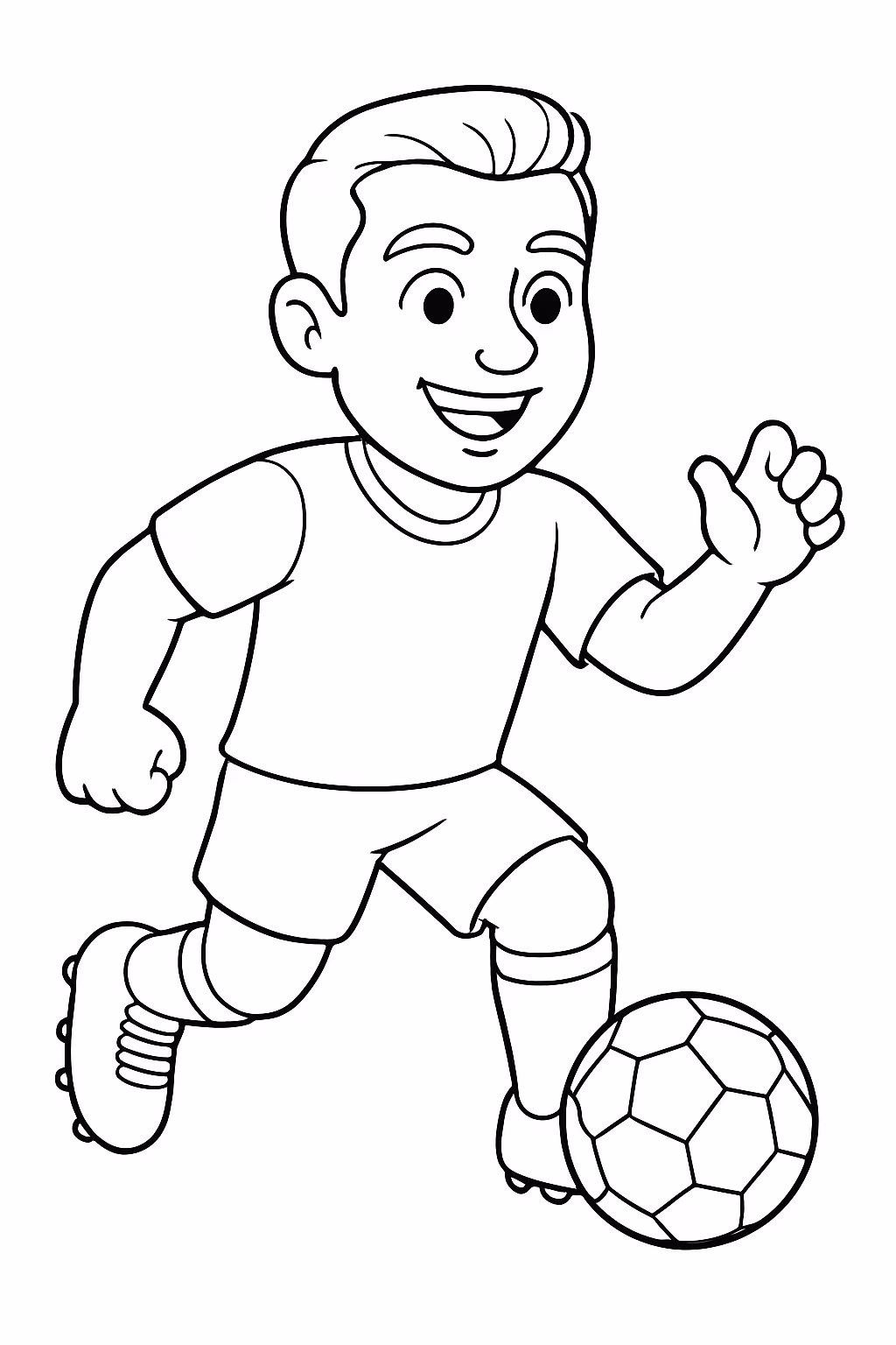 Figurinha cristiano ronaldo para colorir — desenho para imprimir