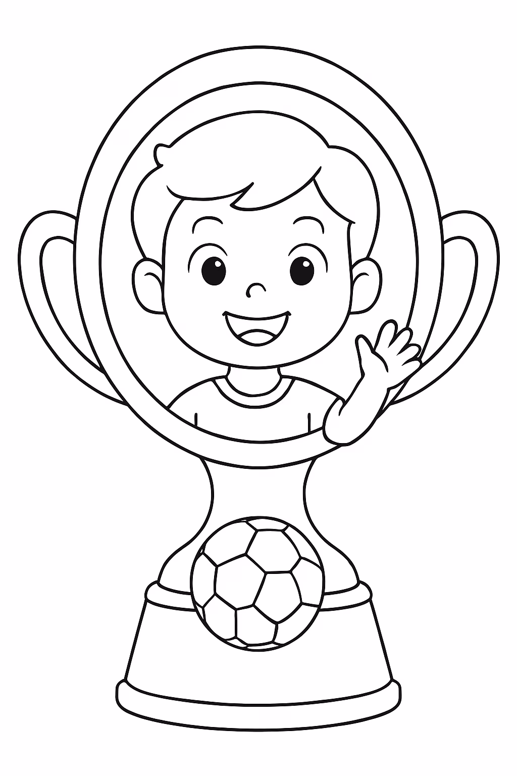 Figurinha da copa desenhar meu rosto para colorir — desenho para imprimir
