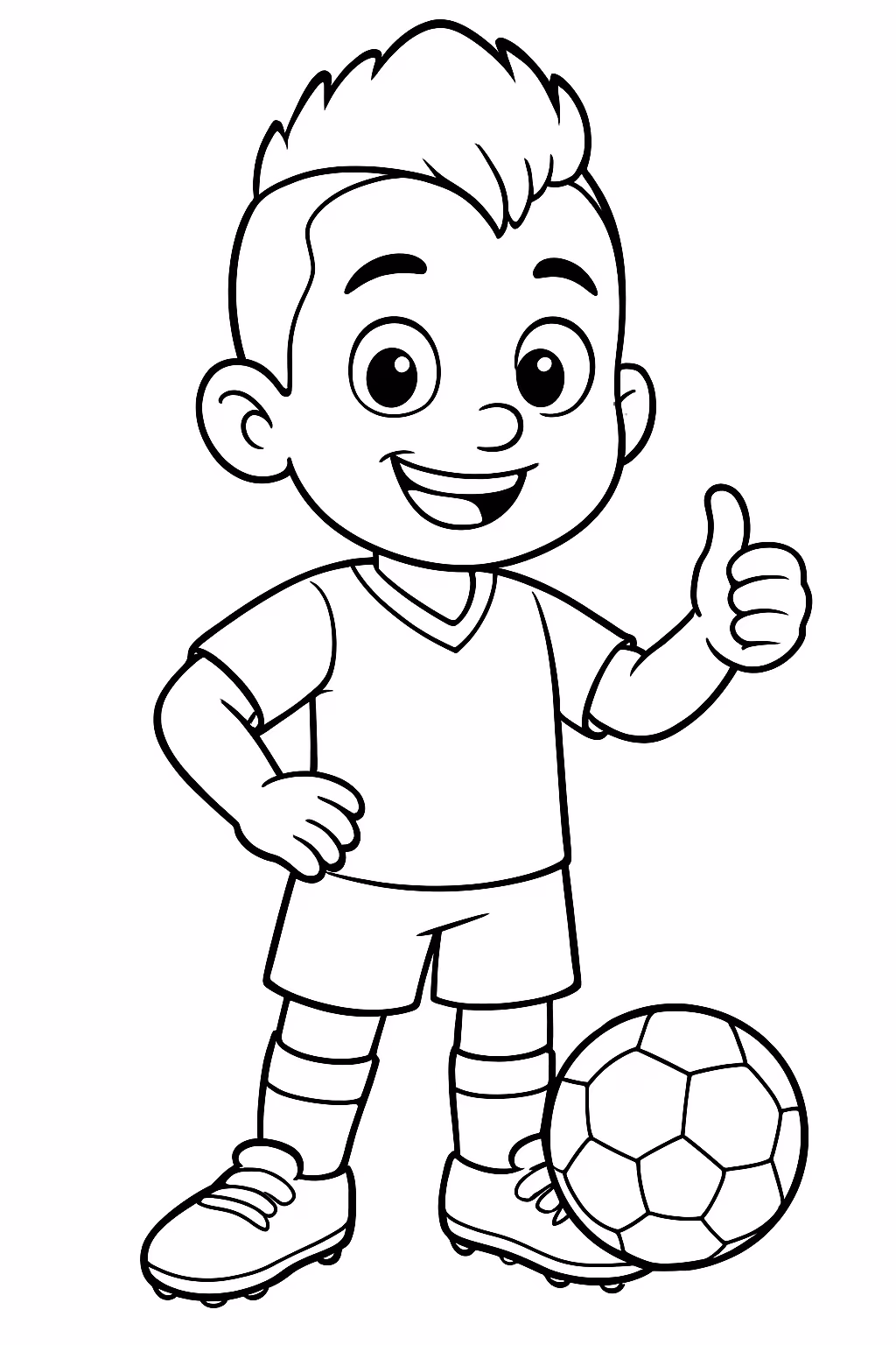 Figurinha do neymar para colorir — desenho para imprimir