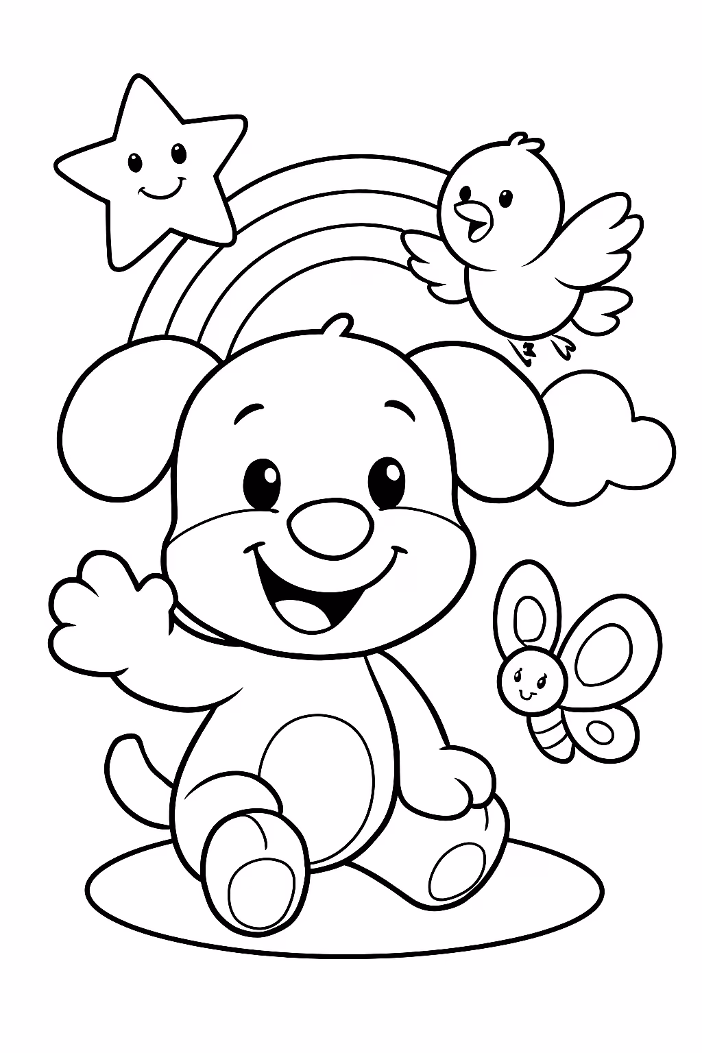 Fisher price cartoons outro para colorir — desenho para imprimir