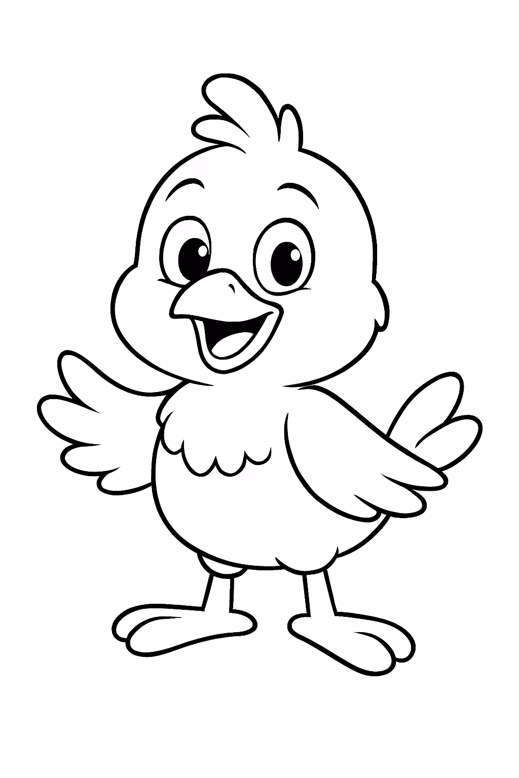 Fofao para colorir — desenho para imprimir