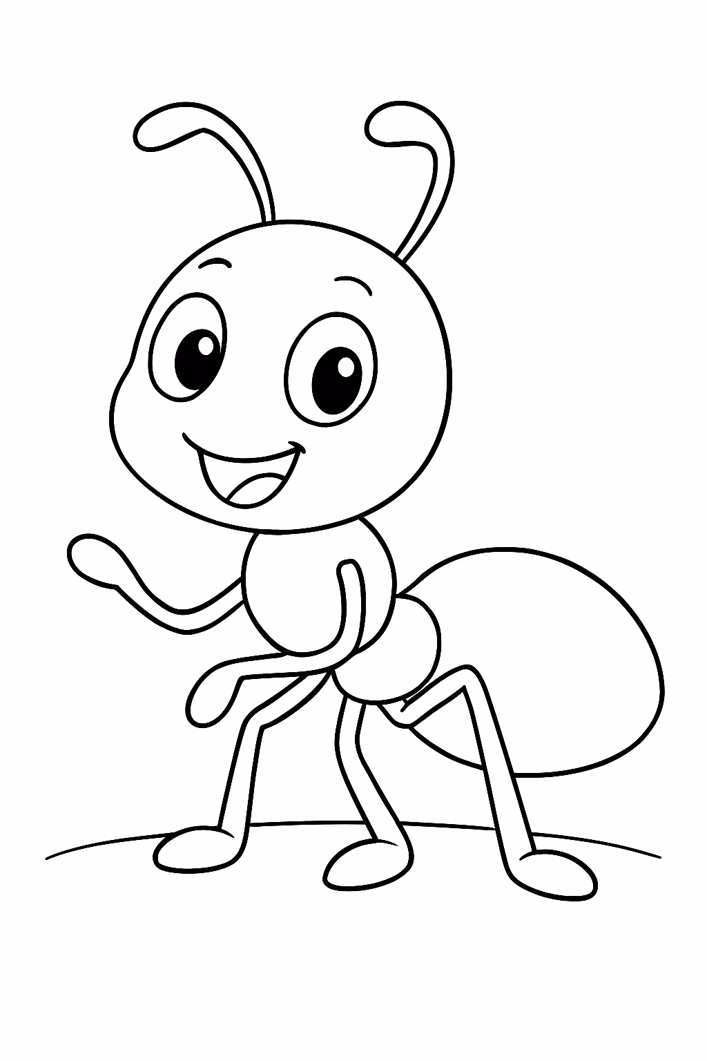 Formiga para colorir — desenho para imprimir