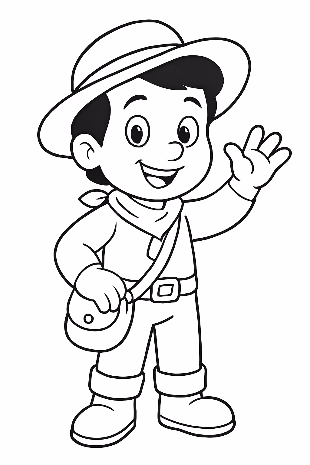 Francisco anoos para colorir — desenho para imprimir