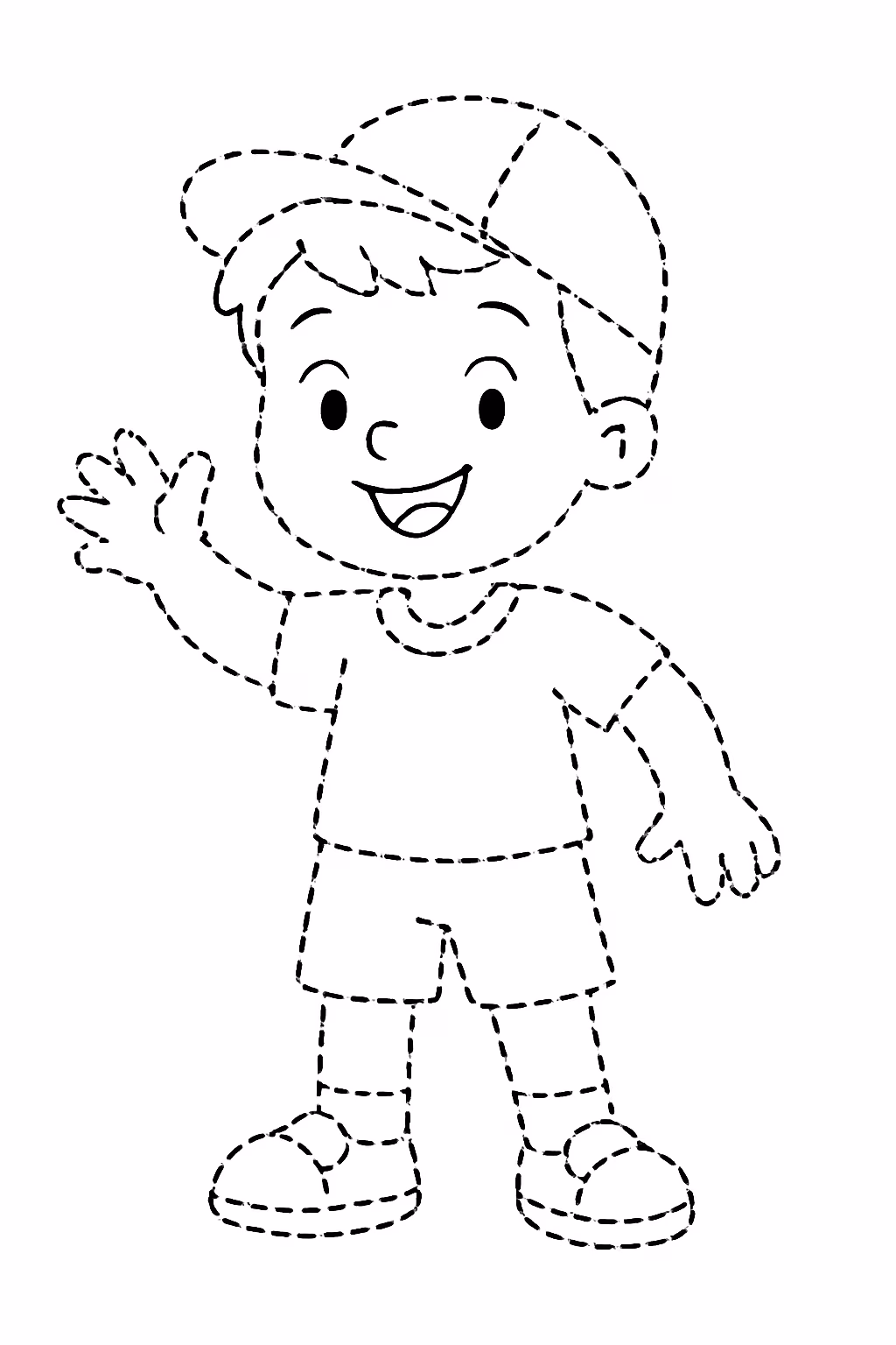 Frases pontilhadas para colorir — desenho para imprimir