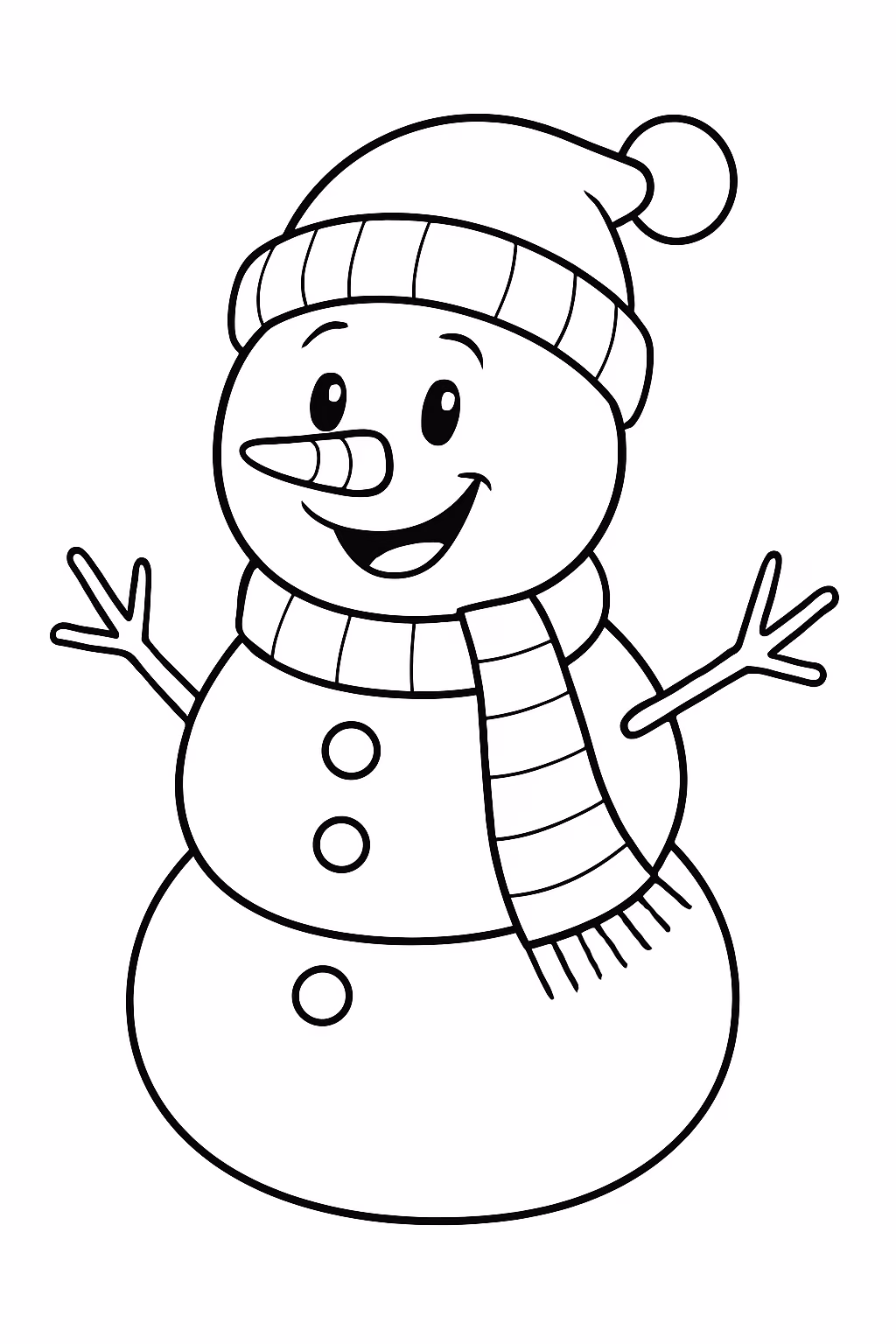 Desenhos de Bonecos de Neve