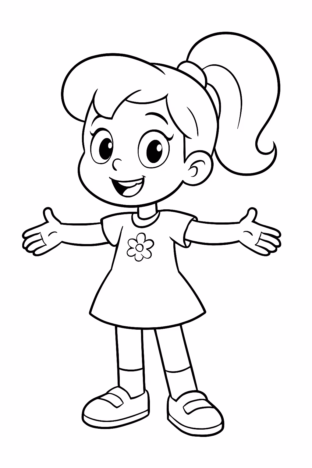 Gaby para colorir — desenho para imprimir