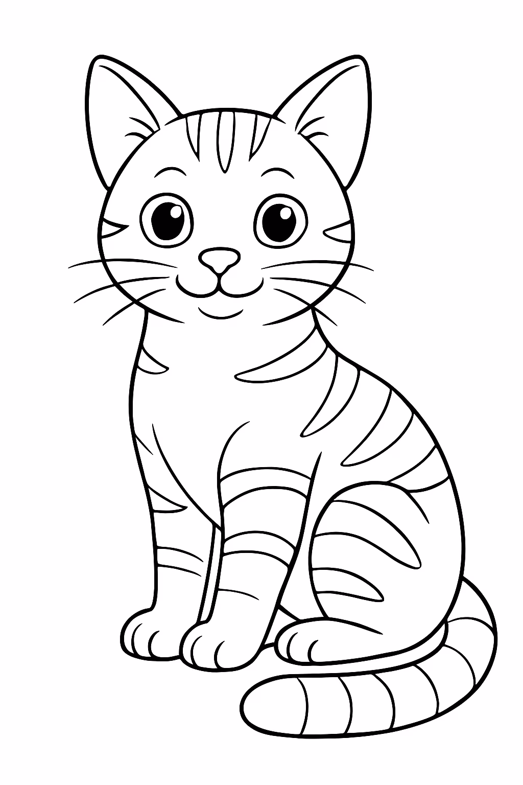Gato brasileiro para colorir — desenho para imprimir