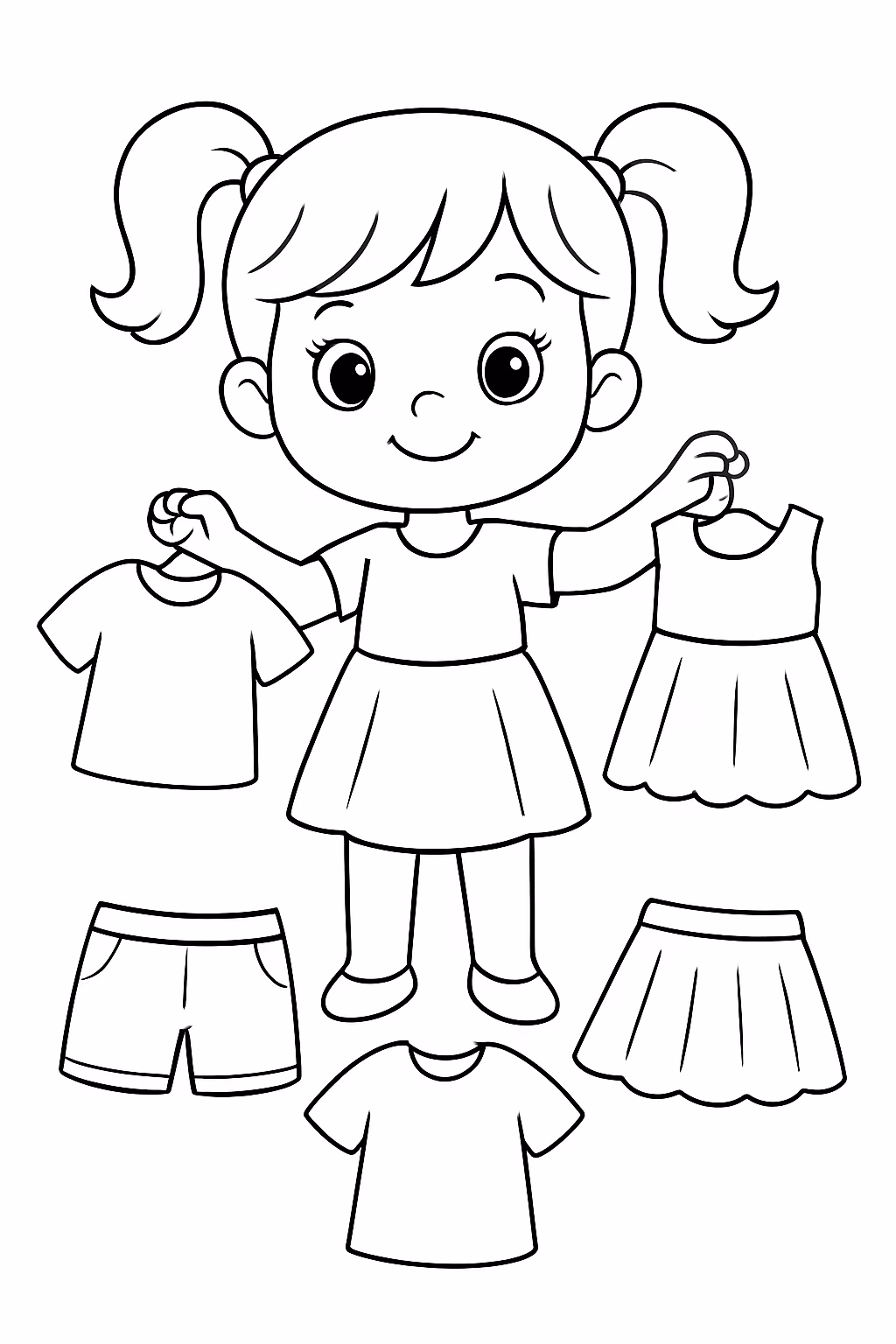Gera ropinhas recorta para colorir — desenho para imprimir