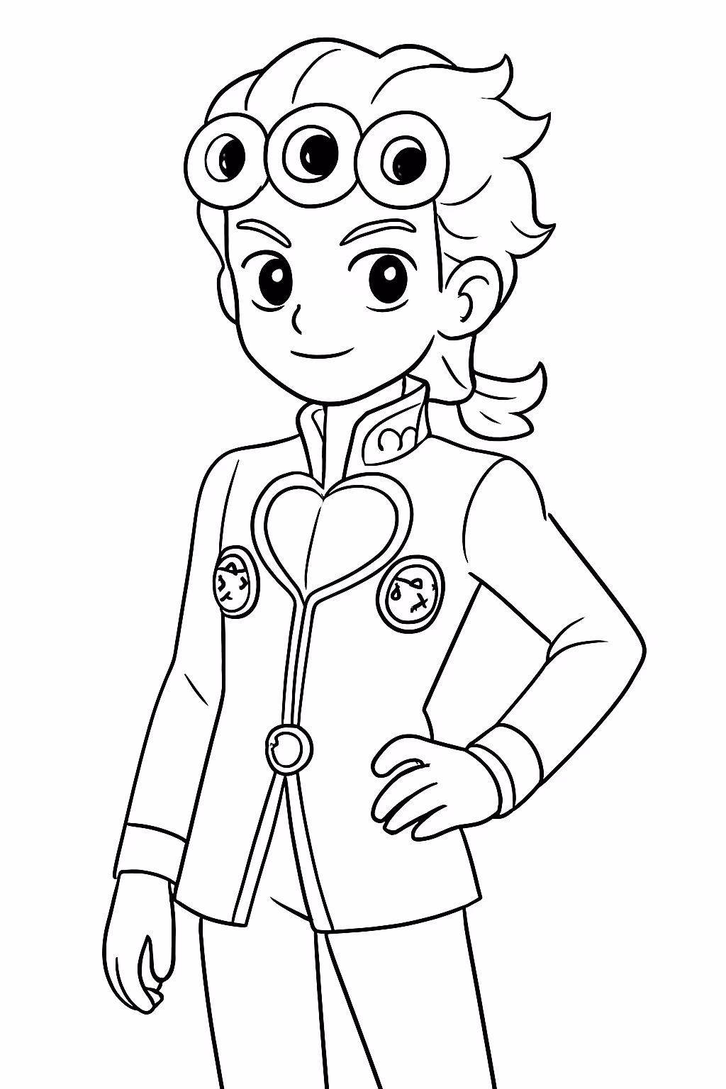 Giorno giovanna para colorir — desenho para imprimir