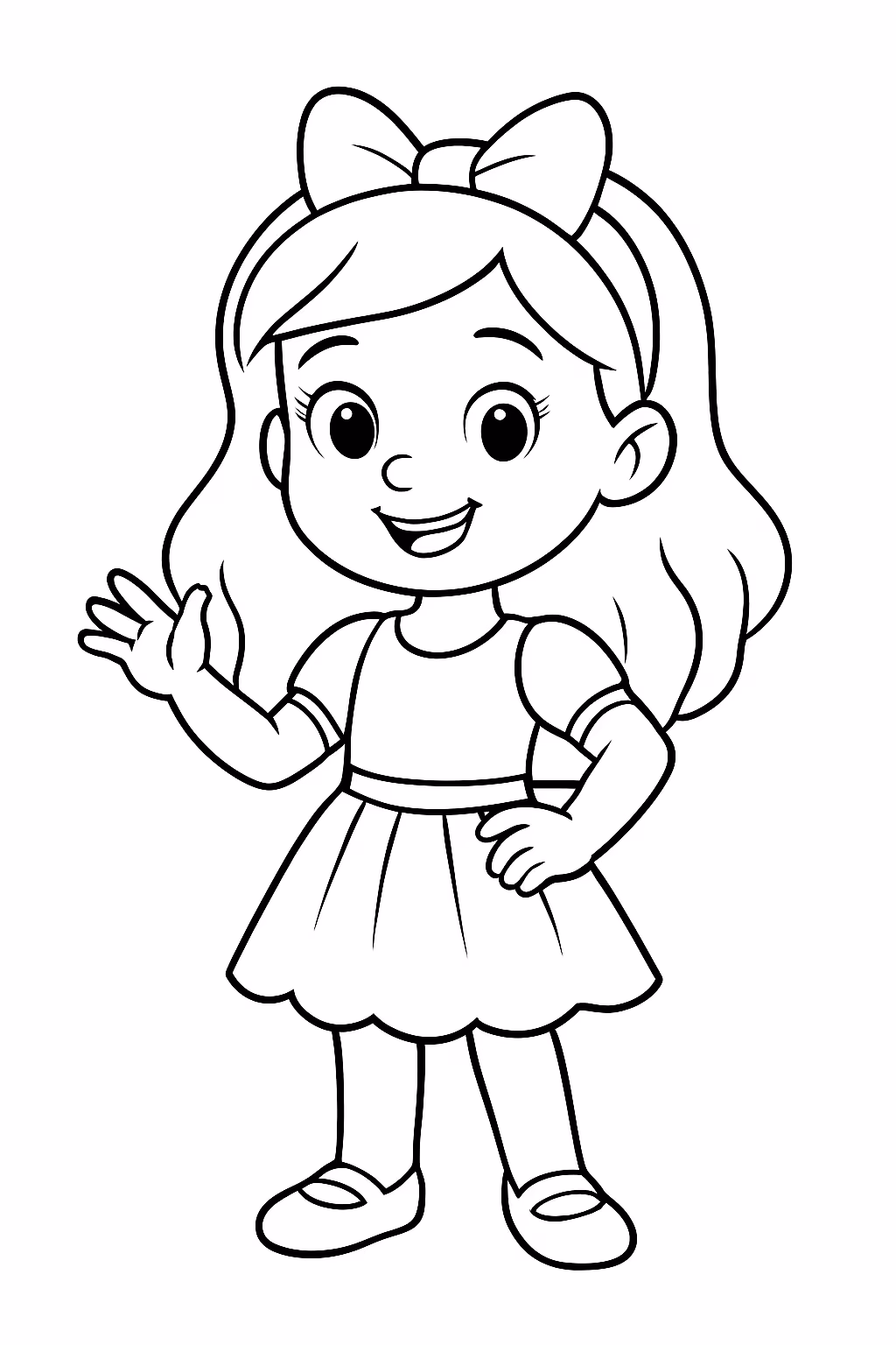 Giovanna para colorir — desenho para imprimir
