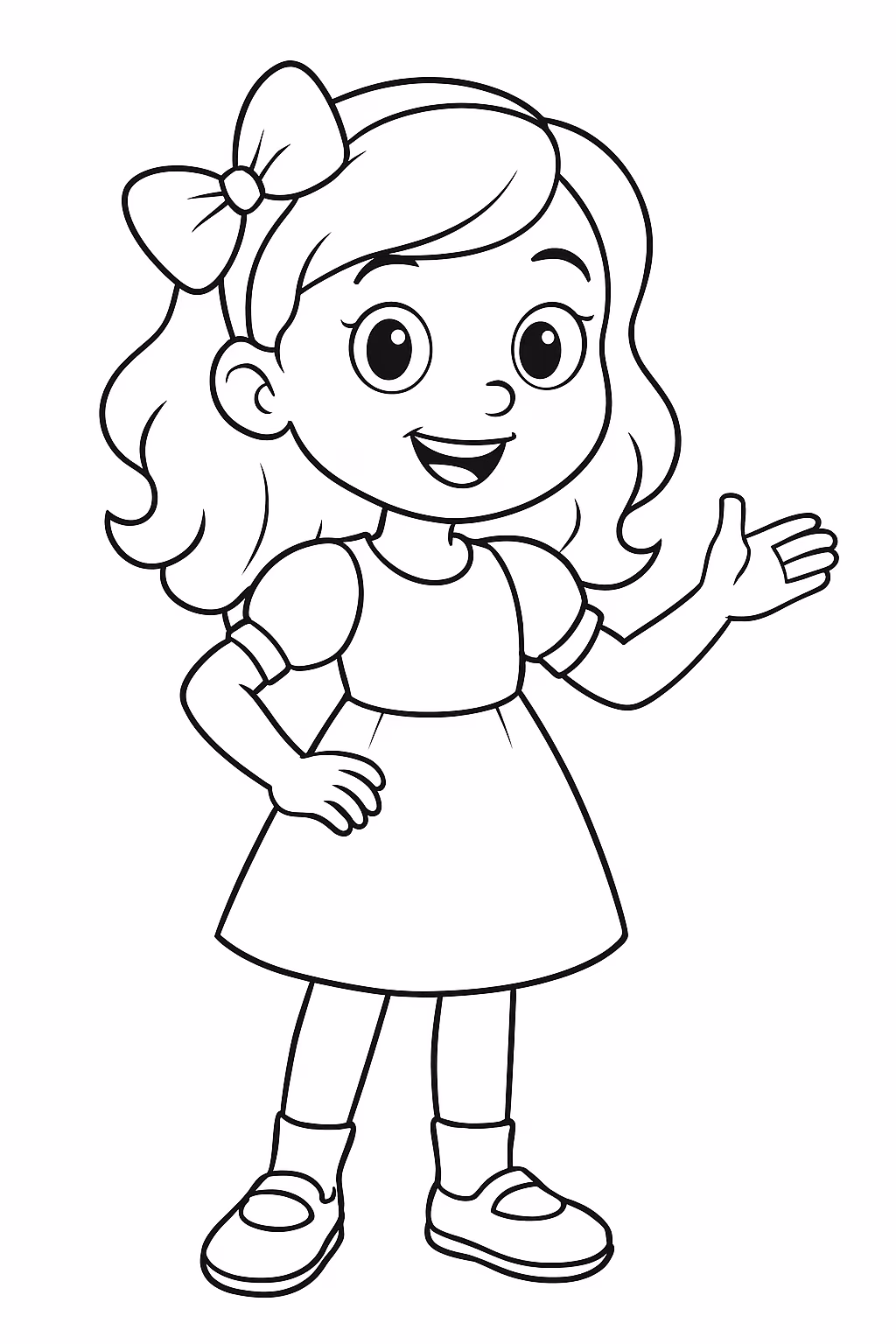 Hannah sophia para colorir — desenho para imprimir