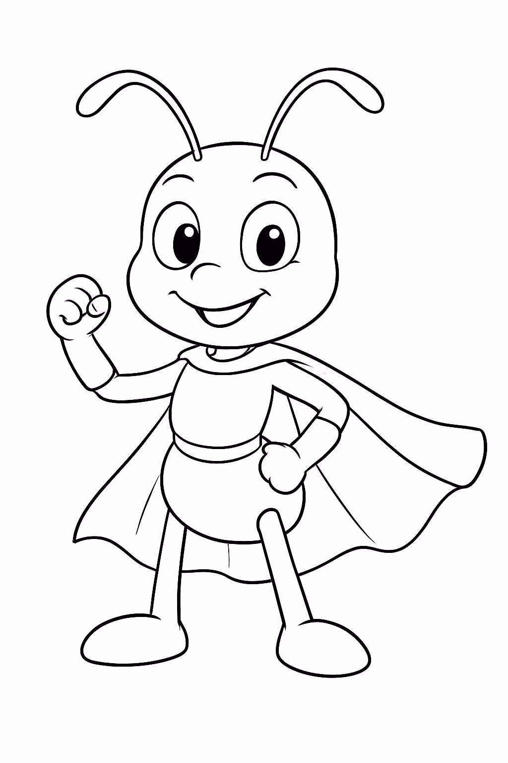 Homem formiga para colorir — desenho para imprimir