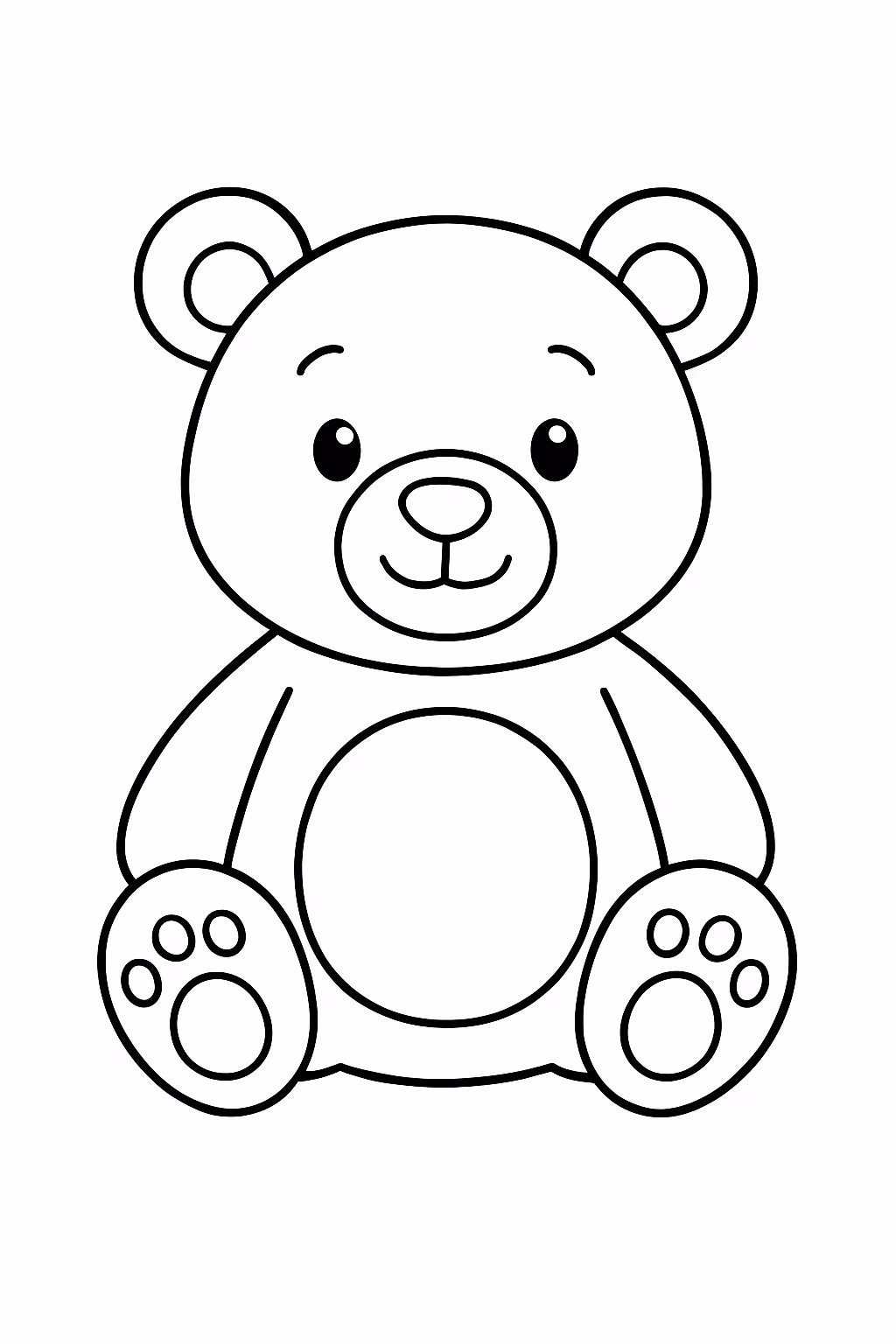 Imagens simples de animais para colorir — desenho para imprimir