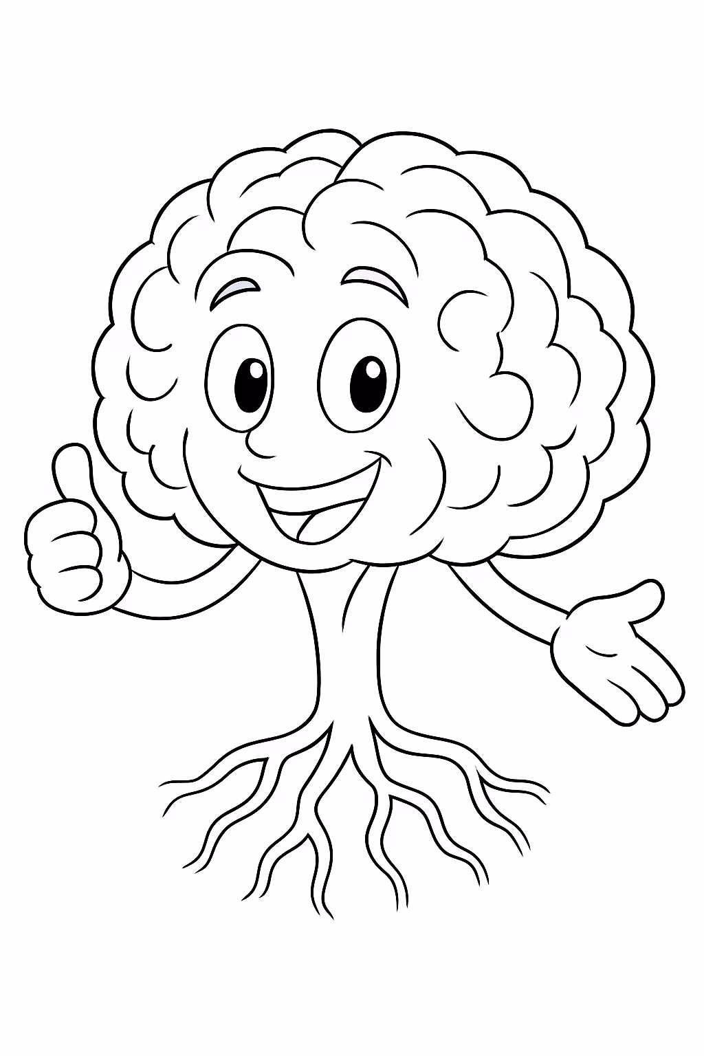 Italian brainroot para colorir — desenho para imprimir