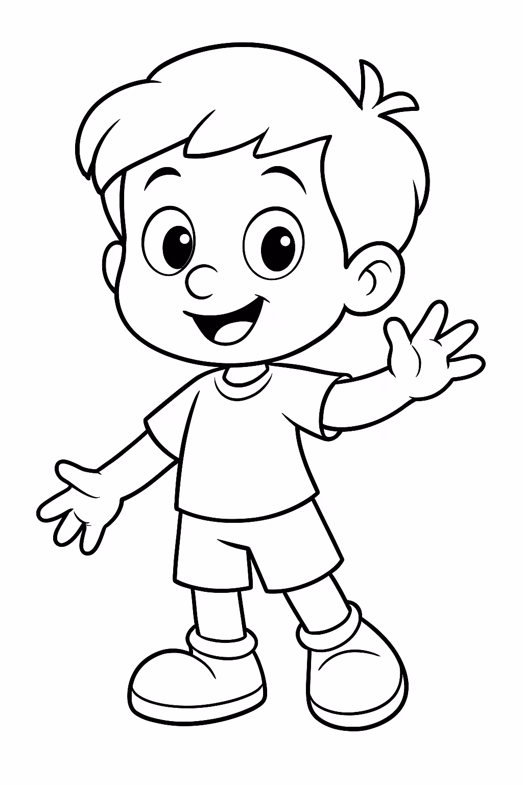 Jaco pequeno para colorir — desenho para imprimir