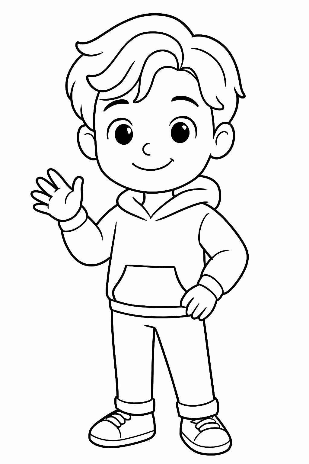 Jimin para colorir — desenho para imprimir