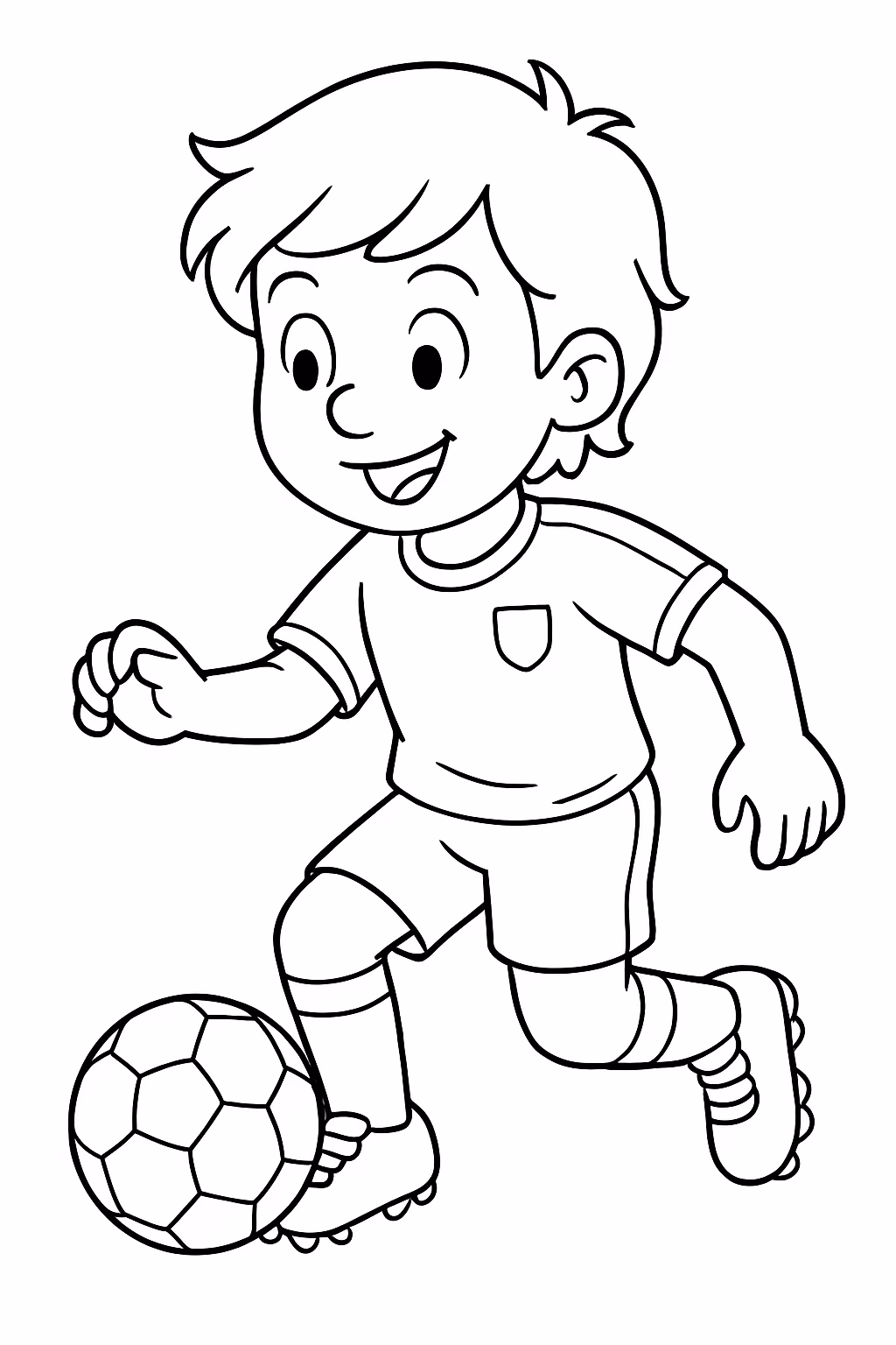 Jogador cucurela da espanha para colorir — desenho para imprimir