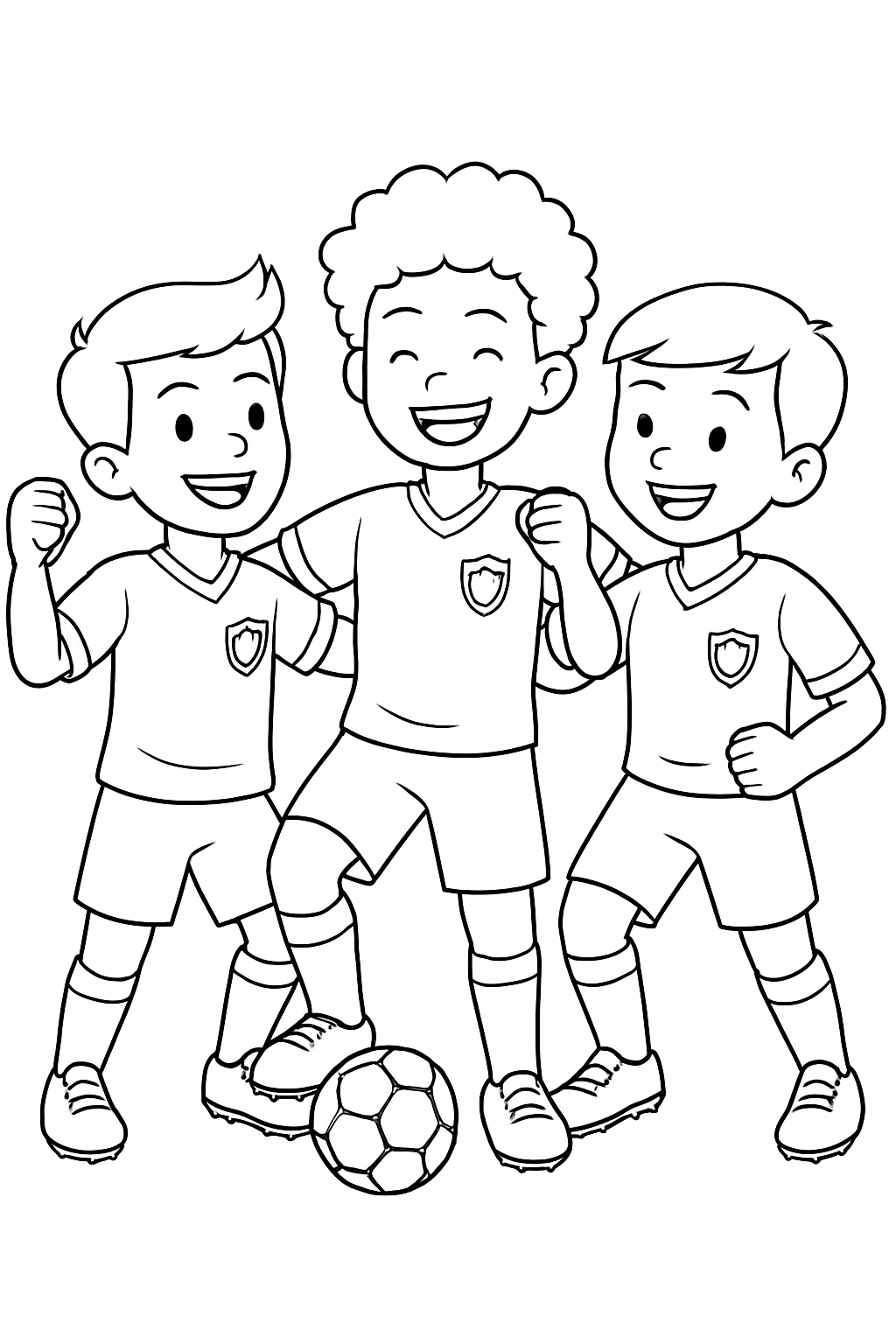 Jogadores do brasil na copa para colorir — desenho para imprimir