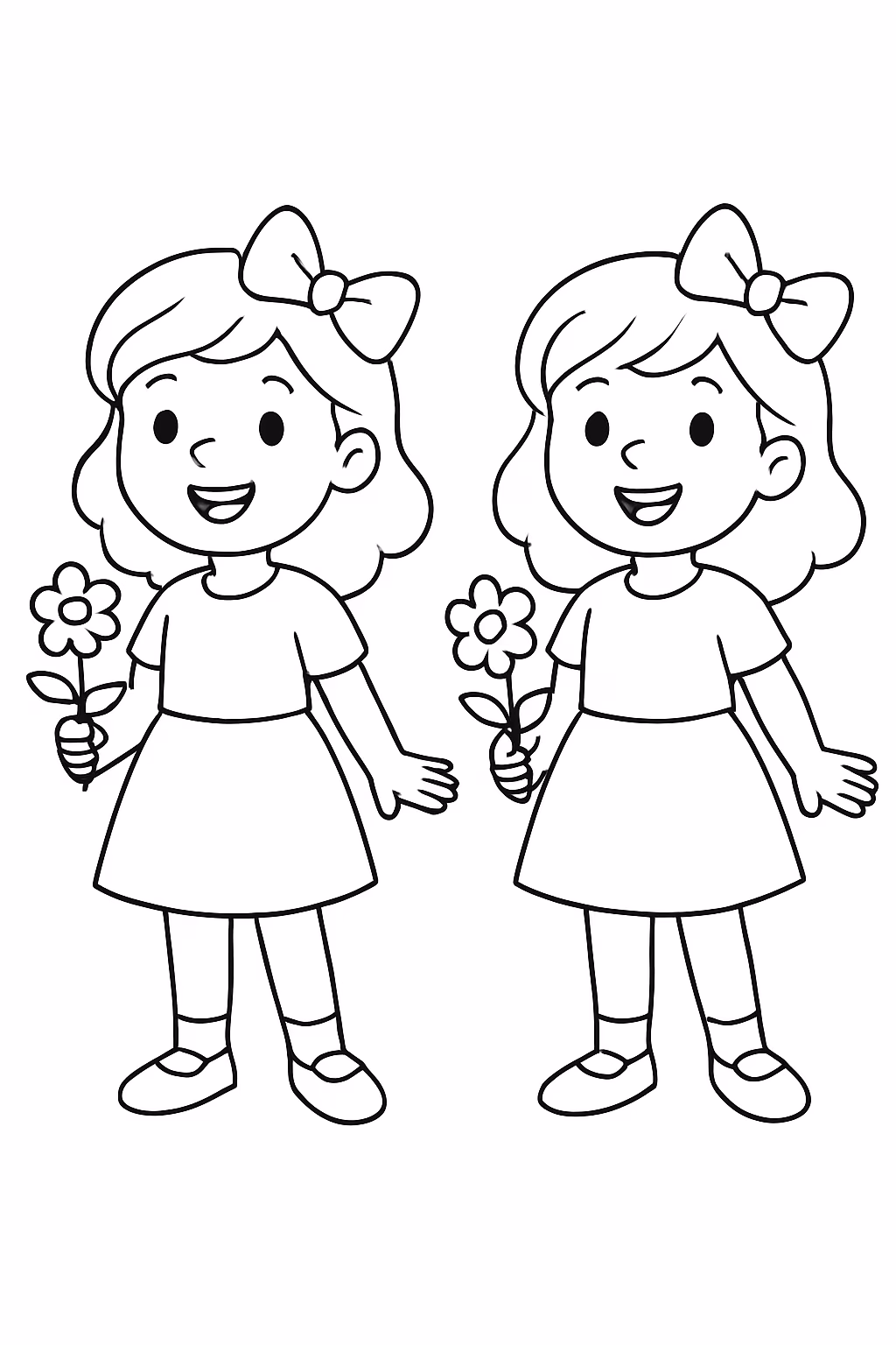 Jogo dos erros para colorir — desenho para imprimir