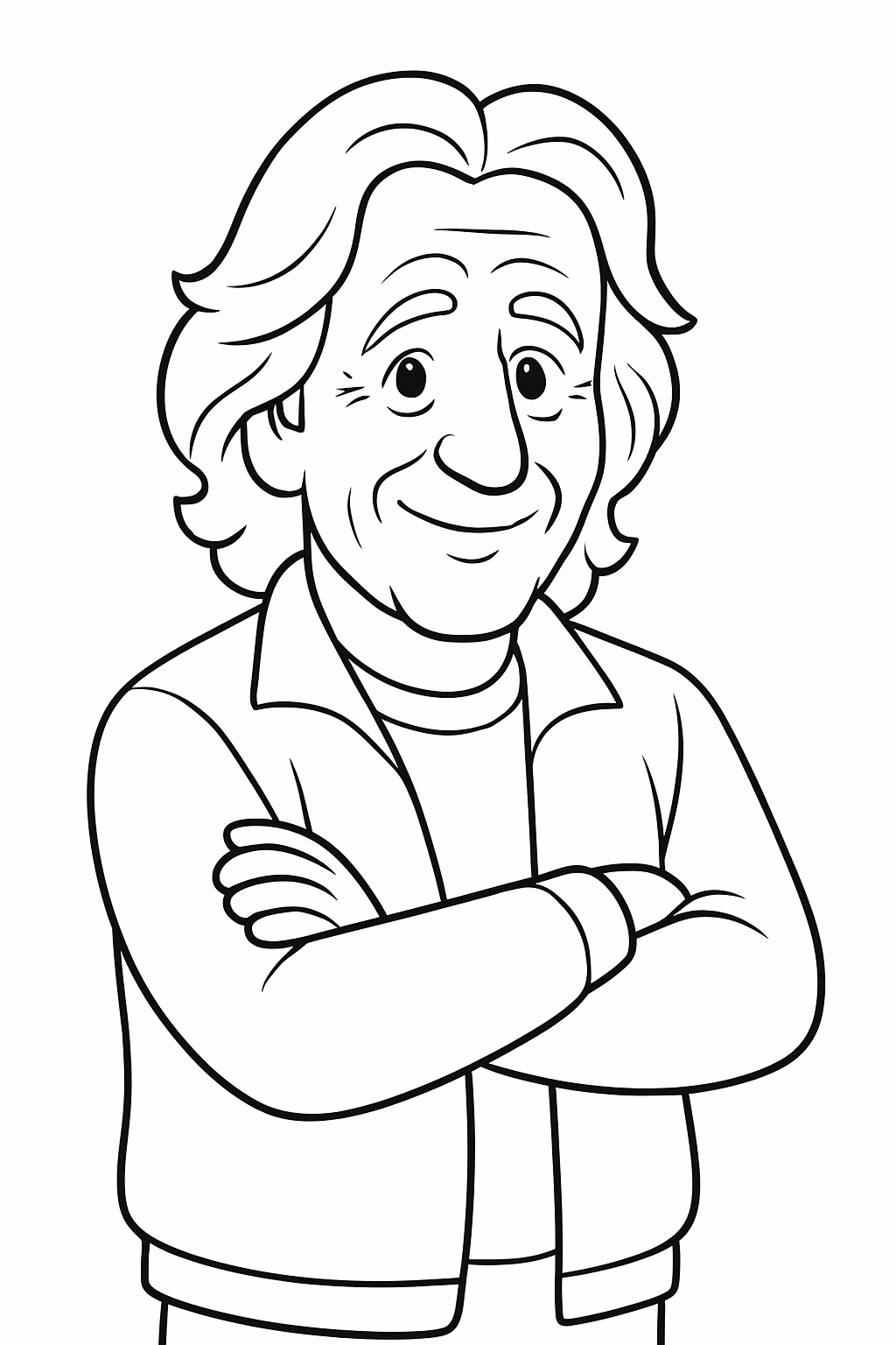 Jorge jesus para colorir — desenho para imprimir