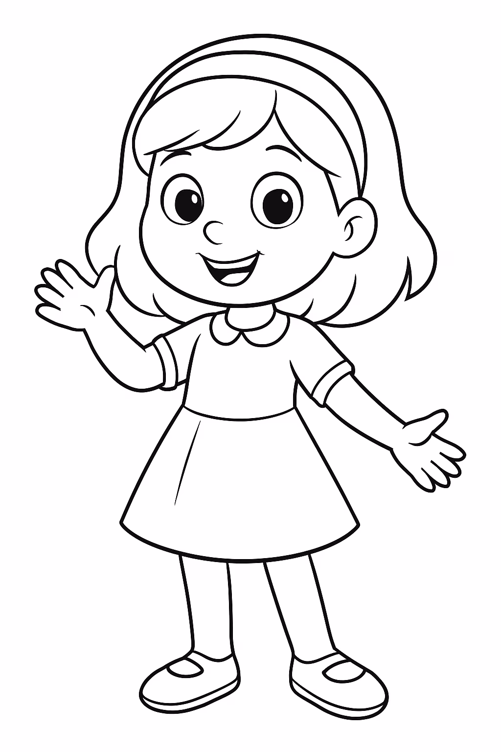 Julia para colorir — desenho para imprimir