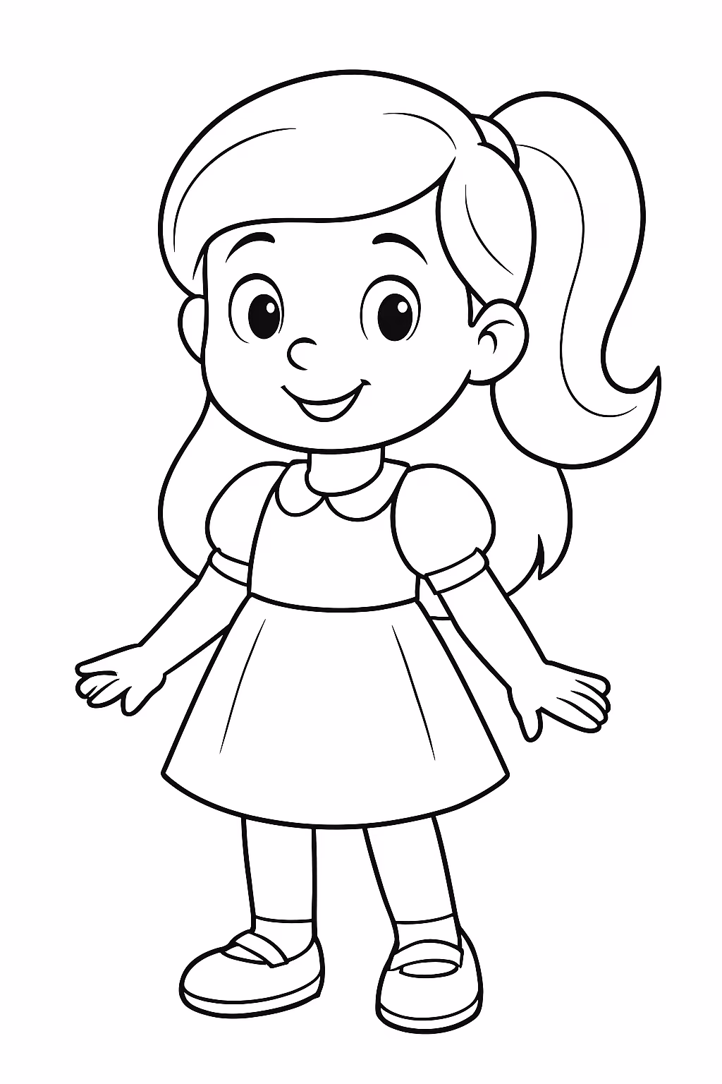 Juliana para colorir — desenho para imprimir
