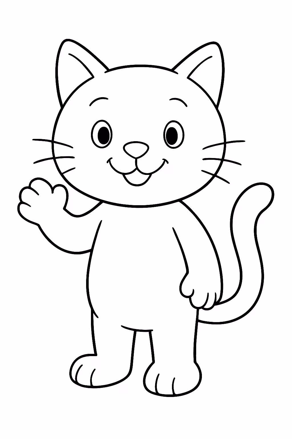 Kas para colorir — desenho para imprimir